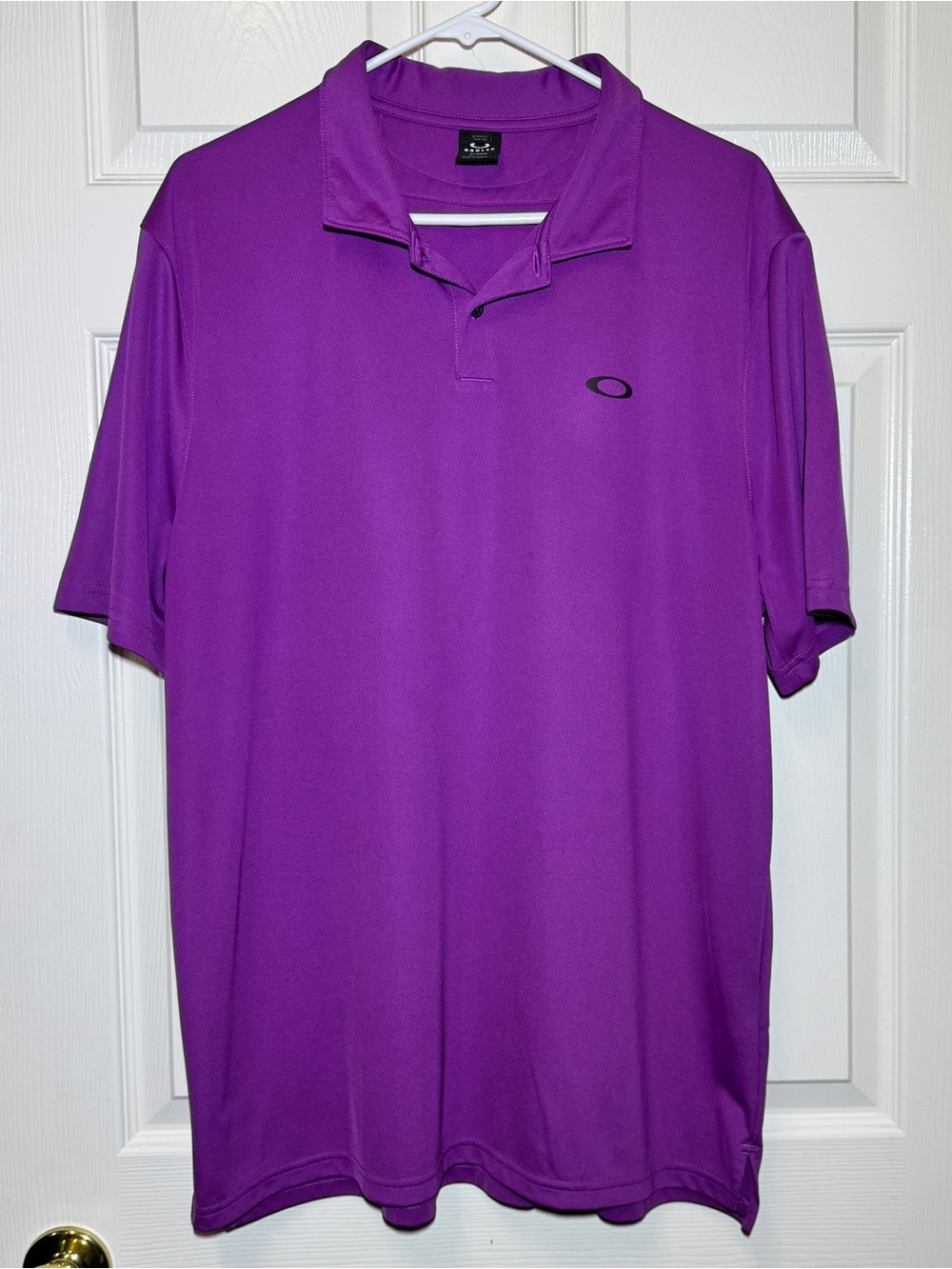 Oakley Men's Icon TN Protect RC Performance Polo Regular Fit Purple 2XL
